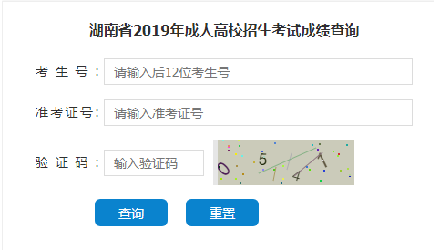 2020年湖南成考分数查询十二月十九日可在线查询