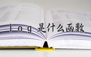 log是什么函数
