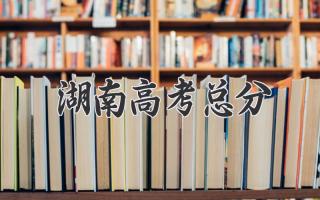 湖南高考总分