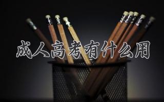 成人高考有什么用