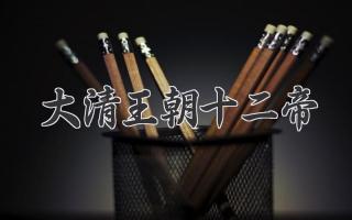 大清王朝十二帝