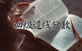 四级过线分数