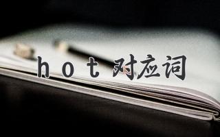 hot对应词