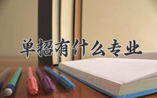单招有什么专业