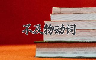 不及物动词
