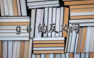 go的反义词