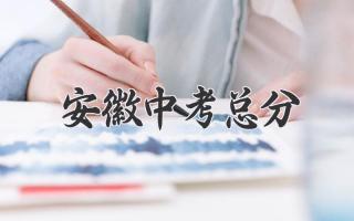 安徽中考总分