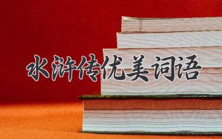 水浒传优美词语