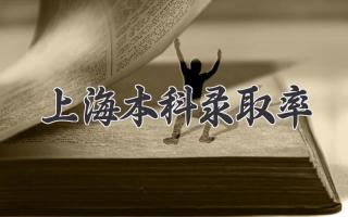 上海本科录取率