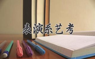 表演系艺考