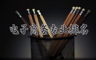 电子商务专业排名