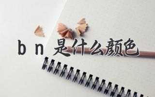 bn是什么颜色
