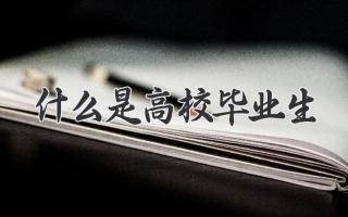 什么是高校毕业生