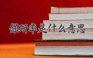 保研率是什么意思