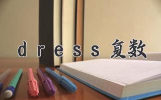 dress复数