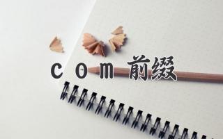 com前缀