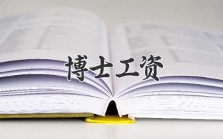 博士工资