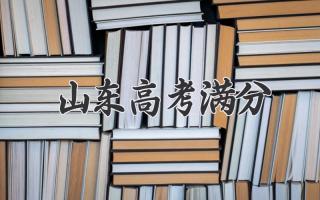 山东高考满分