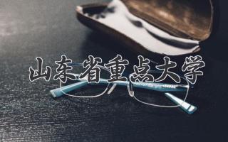 山东省重点大学