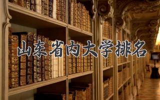 山东省内大学排名