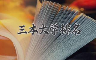 三本大学排名