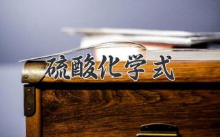 硫酸化学式