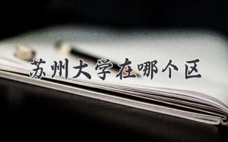 苏州大学在哪个区