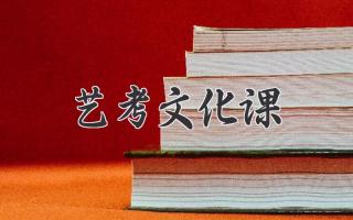 艺考文化课