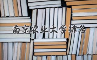 南京农业大学排名