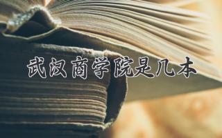 武汉商学院是几本