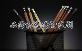 必修和选修的区别