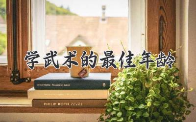 学武术的最佳年龄