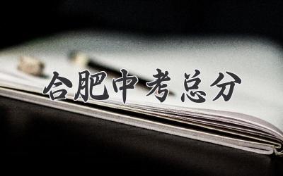 合肥中考总分