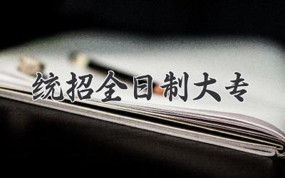统招全日制大专