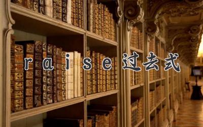 raise过去式