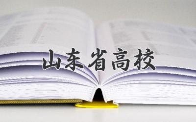 山东省高校
