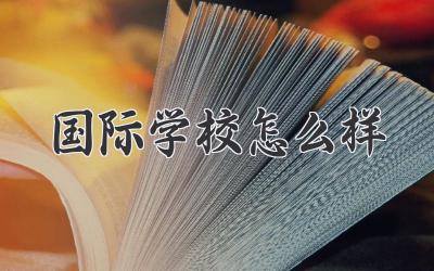 国际学校怎么样