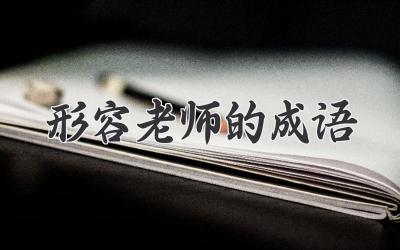 形容老师的成语