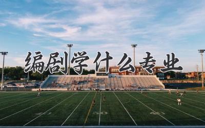 编剧学什么专业