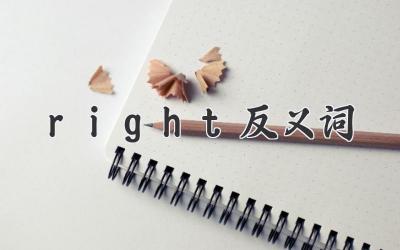 right反义词