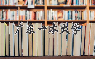 广东一本大学