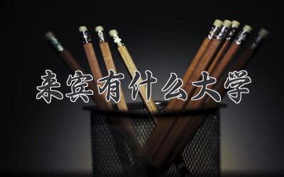 来宾有什么大学