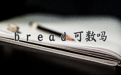 bread可数吗