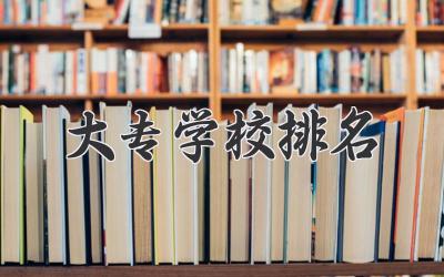 大专学校排名