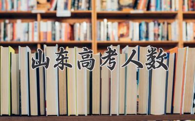 山东高考人数