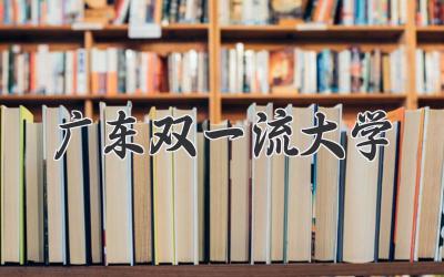 广东双一流大学