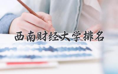 西南财经大学排名