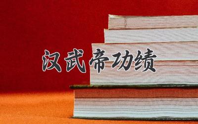 汉武帝功绩