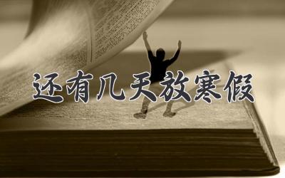 还有几天放寒假