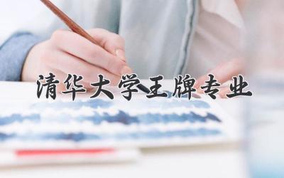清华大学王牌专业
